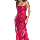 Beach To Bar Dress - Rouge