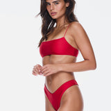 Le Sporty Top - Cherry Red