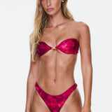 Le Bandeau Strapless Top - Rouge