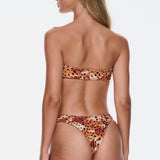 Strapless Cheeky Set - Golden Leopard