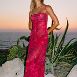 Beach To Bar Dress - Rouge