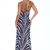 Beach To Bar Dress - Zebra