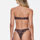 Strapless Cheeky Set - Leopard