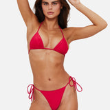 Le Triangle Bottom - Cherry Red