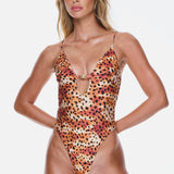 La Sirena One Piece - Golden Leopard