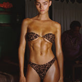 Le Bandeau Strapless Top - Leopard