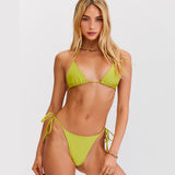 Le Triangle Bottom - Jackfruit Green