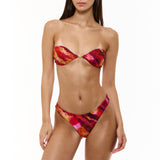 Strapless Cheeky Set - Acid